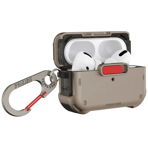 Case Skinarma Mecha AirPods Pro 2 tok pezsgőszínű - 2