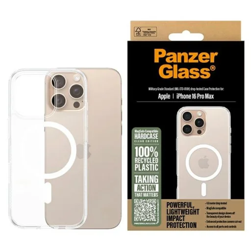  iPhone 16 Pro Max 6.9" fehér PanzerGlass HardCase MagSafe tok - 1