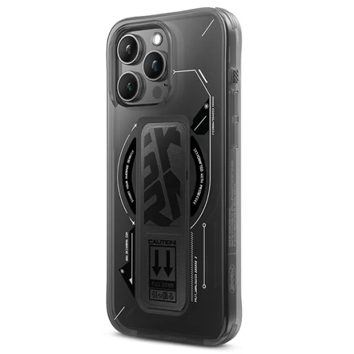 Skinarma tok Helio iPhone 16 Pro 6.3" Mágneses Töltés + Állvány fekete - 3