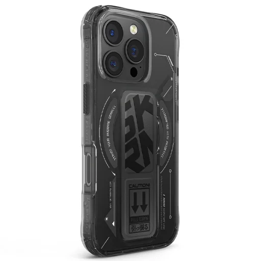 Skinarma tok Helio iPhone 16 Pro 6.3" Mágneses Töltés + Állvány fekete - 4