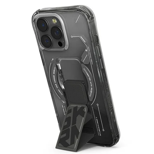 Skinarma tok Helio iPhone 16 Pro 6.3" Mágneses Töltés + Állvány fekete - 1