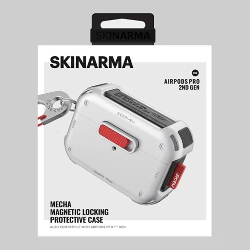 Skinarma tok Mecha AirPods Pro 2 króm - 4