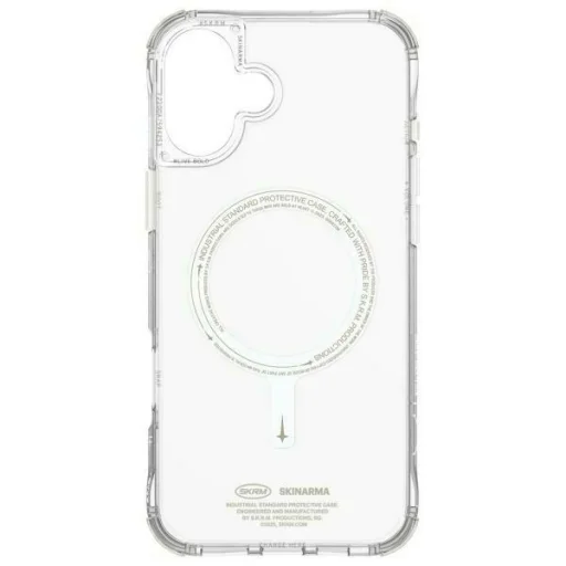 Skinarma tok Saido iPhone 16 6.1" Mágneses Töltés zöld (niteglow) tok - 4