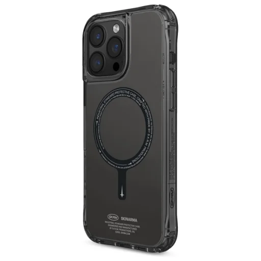 Skinarma fliptok Saido iPhone 16 Pro 6.3" Mágneses Töltés fekete tok - 2