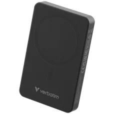 Powerbank Verbatim Charge n Go Essentials 10000mAh Mágneses Vezeték nélküli fekete 32227