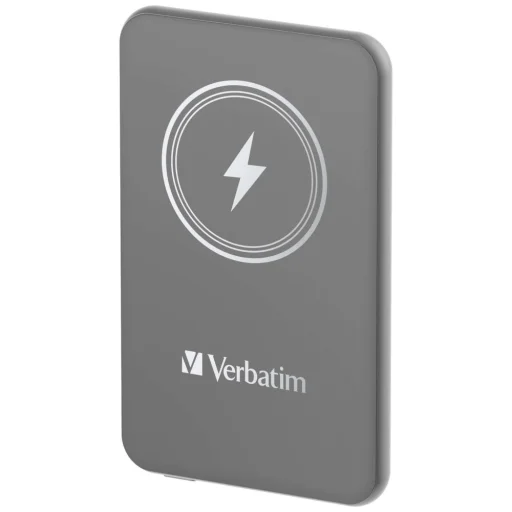 Verbatim Vezeték nélküli Mágneses Power Bank `n` Go 15W 5000mAh szürke 32244 - 1