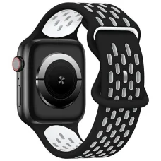 Beline Apple Watch New Sport Szilikon Szíj 42/44/45/49mm Fekete/Fehér
