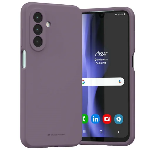 Mercury szilikon tok Samsung Galaxy A26-hoz lila - 1