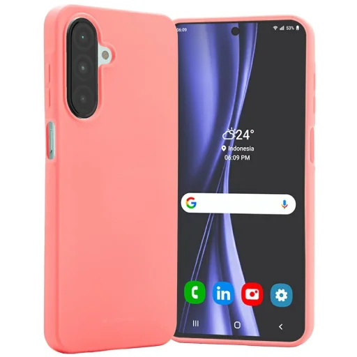Mercury Soft tok Samsung Galaxy A26 rózsaszín tok - 1