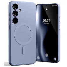 Mercury MagSafe Fél-Szilikon Samsung Galaxy S24 Plus levendula tok