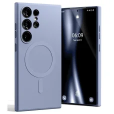 Mercury MagSafe Semi-Silicone Sam S24Ultra S928 levendula tok