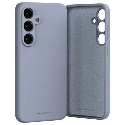 Mercury Silicone Samsung Galaxy S24 FE tok levendula szürke - 1