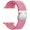 Beline Szövött Nylon Ejtőernyős Szíj Apple Watch 42/44/45/49mm Pink