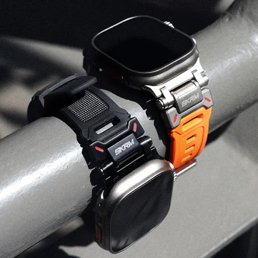 Skinarma Szíj Titon Apple Watch Ultra 49mm narancssárga - 5