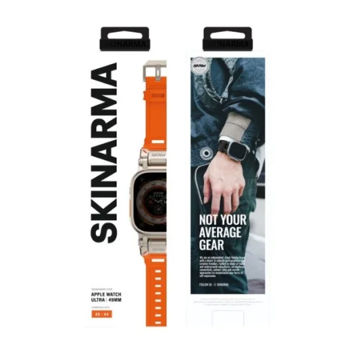 Skinarma Szíj Titon Apple Watch Ultra 49mm narancssárga - 4