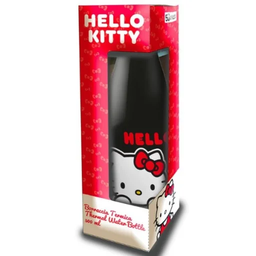 Coriex Hello Kitty kulacs 500ml fekete - 2