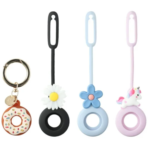 4smarts Omega szilikon AirTag tok 4 darabos készlet több színben - 1