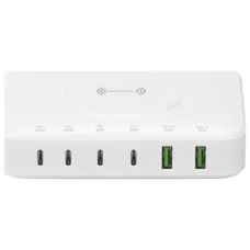 4smarts 7 az 1-ben 100W Töltőállomás vezeték nélküli töltéssel Fehér 540570