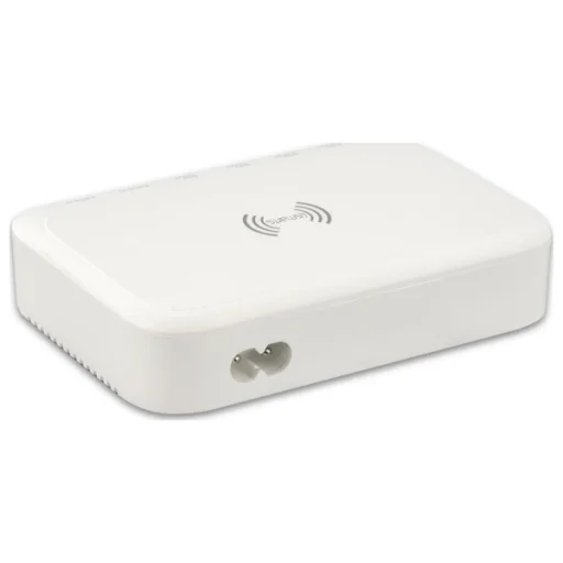 4smarts 7 az 1-ben 100W Töltőállomás vezeték nélküli töltéssel Fehér 540570 - 2