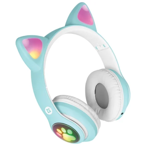 Defender Bluetooth fejhallgató Freemotion B585 Led zöldeskék - 4