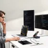 Asztali töltő Baseus Nomos QI 5 az 1-ben, 140W, 5A, 1 x USB-A - 2 x USB-C, fekete P10178800123-00 thumbnail