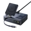 Asztali töltő Baseus Nomos QI 5 az 1-ben, 140W, 5A, 1 x USB-A - 2 x USB-C, fekete P10178800123-00 thumbnail