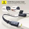 Asztali töltő Baseus Nomos QI 5 az 1-ben, 140W, 5A, 1 x USB-A - 2 x USB-C, fekete P10178800123-00 thumbnail
