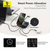 Asztali töltő Baseus Nomos QI 5 az 1-ben, 140W, 5A, 1 x USB-A - 2 x USB-C, fekete P10178800123-00 thumbnail