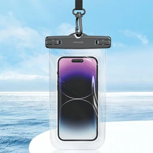 USAMS Vízálló Tok 6.7" IP68 átlátszó FSD1203 (US-YD012) tok - 6