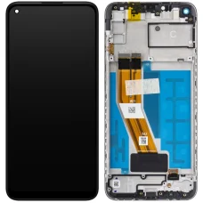 Samsung Galaxy A11 A115 LCD Kijelzőmodul, Fekete