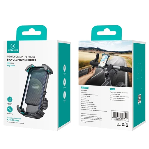 USAMS kerékpártartó US-ZJ078 fekete - 6