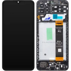 Samsung Galaxy A13 A135 LCD Kijelzőmodul, Fekete