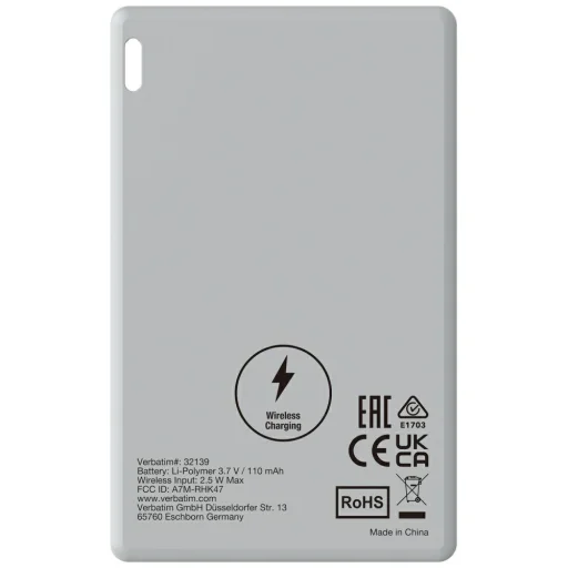 Verbatim My Finder Kártya Bluetooth Ezüst - Nyomkövető MYFCR-01S 32139 - 3