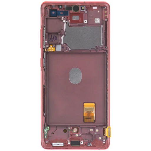 LCD Kijelzőmodul Samsung Galaxy S20 FE 5G G781, piros - 3