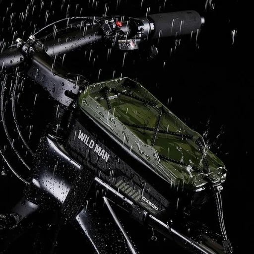 WILDMAN GX200 kerékpár vázra szerelhető táska/zsák/kerékpártartó zöld - 6