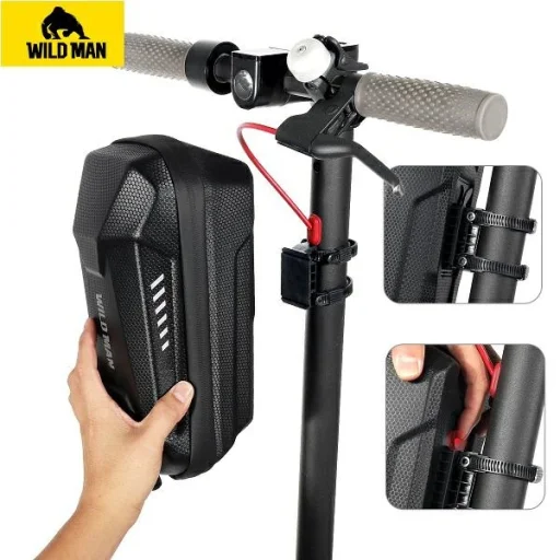 WILDMAN roller táska/tartó ES8XMax vázra szerelhető táska fekete - 2