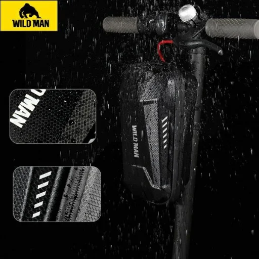 WILDMAN roller táska/tartó ES8XMax vázra szerelhető táska fekete - 4