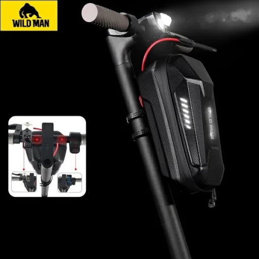 WILDMAN roller táska/tartó ES8XMax vázra szerelhető táska fekete - 5