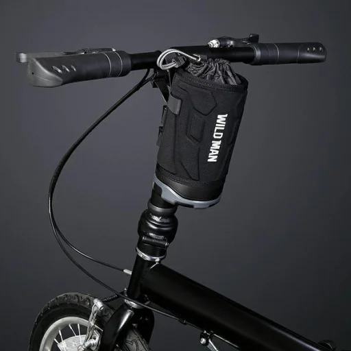 WILDMAN biciklis táska/telefon tartó R1 keretpannier fekete-szürke - 4