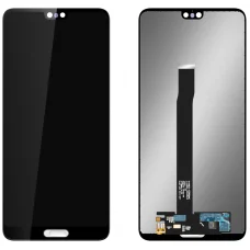 LCD Kijelzőmodul MP Huawei P20-hoz, keret nélkül, utángyártott, fekete