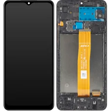 LCD Kijelzőmodul MP Samsung Galaxy A02 A022 / M02 M022, Utángyártott, Fekete