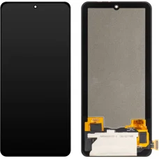 LCD kijelző modul MP Xiaomi Poco F3 / F4, OLED verzió, keret nélkül, utángyártott, fekete