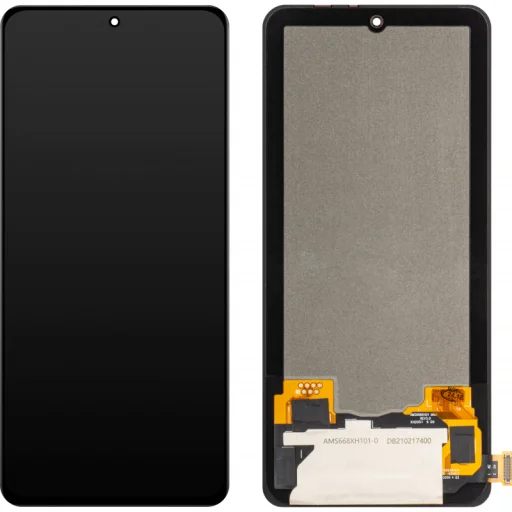 LCD kijelző modul MP Xiaomi Poco F3 / F4, OLED verzió, keret nélkül, utángyártott, fekete - 1