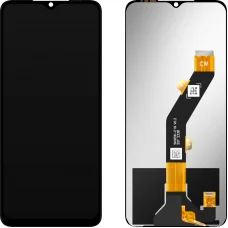 LCD Kijelzőmodul MP ZTE Blade A34 / Blade A54, keret nélkül, utángyártott, fekete kijelző