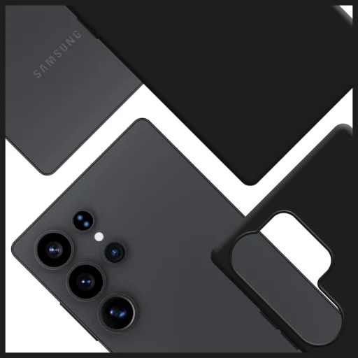  Samsung Galaxy S25 Ultra fekete 3MK Hardy MagSilicone tok - 8