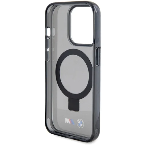  Apple iPhone 15 Pro 6.1" fekete keménytok BMW BMHMP15LURSK Ring Stand M Collection MagSafe tok - 7