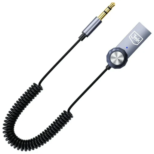 Vezeték nélküli adapter audio 3MK Audio Bluetooth Adapter Jack 3.5mm 2 az 1-ben - 6