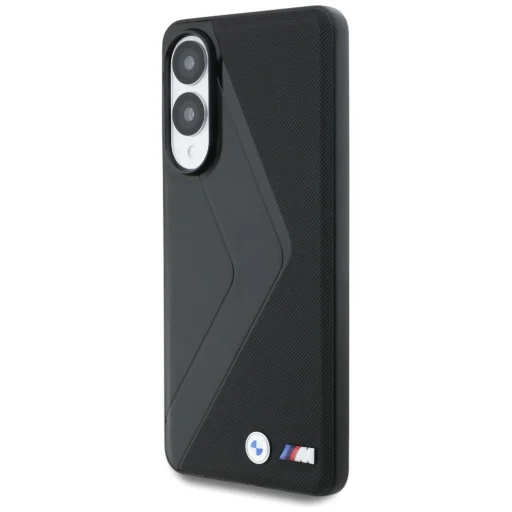 BMW Bőr Oversized Stripes MagSafe tok Samsung Galaxy S25 Edge fekete tok - 2