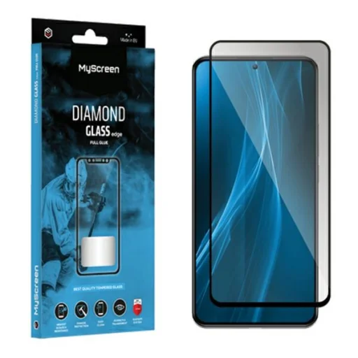 MS Diamond Glass Edge FG Sam A15 5G A156 fekete Teljes Ragasztás üvegfólia A15 4G/M15 5G üvegfólia - 1