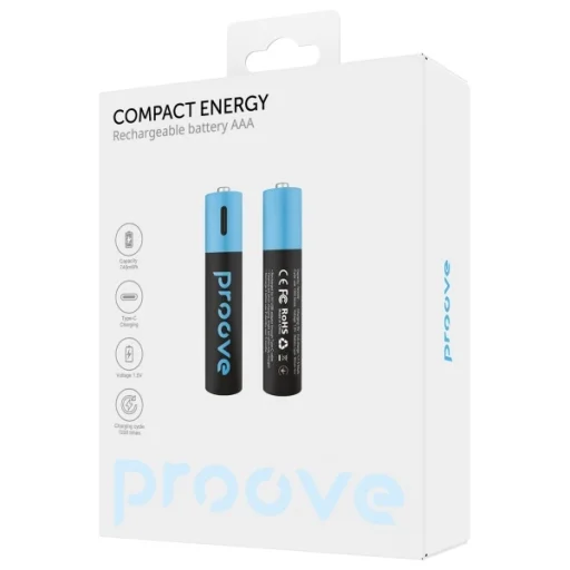 Proove AAA Akkumulátorok 740mWh 2db fekete - 2